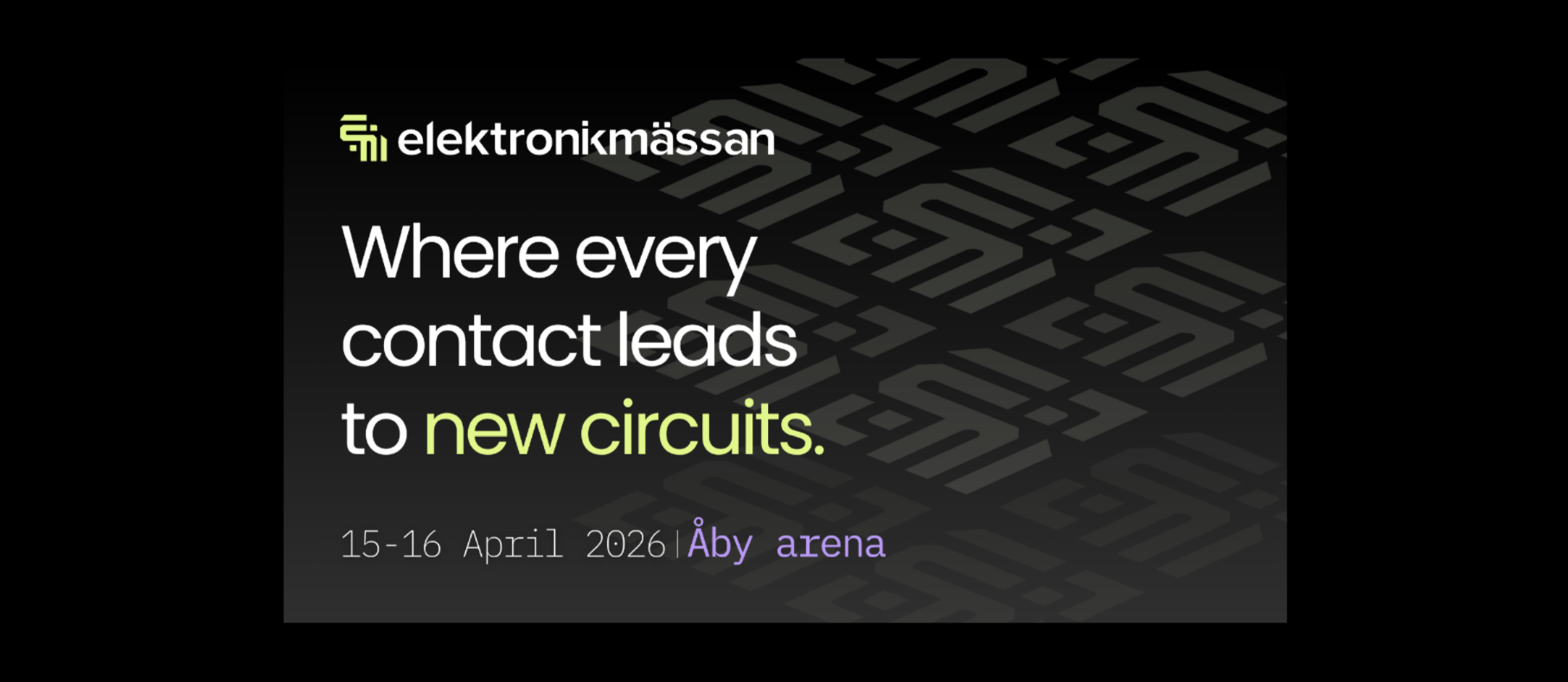 Meet SMD Baltic at Elektronikmässan Gothenburg 2026